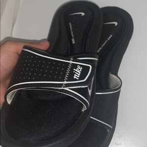 Nike Black slides